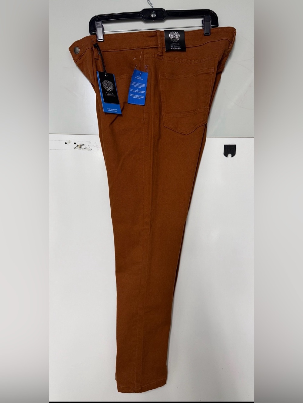 Vince Camuto Men's Slim-Fit Jeans Rust Brown